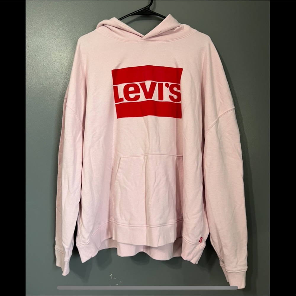 Levis Hoodie Pink Womens Plus